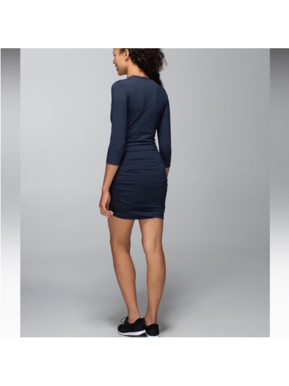 💙Lululemon Anytime Dress Heathered Inkwell 8💙 - Picture 2 of 6